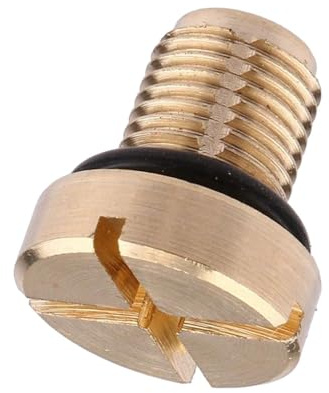 ULTECHNOVO Radiator Bleed Valve Screw Expansion Plug for Cooling System Compatible Coolant Air Bleeder Replacement
