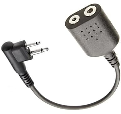 Earpiece Adaptor Compatible with ICOM 2 Pin to Motorola 2 Pin Radio