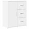 QJBSAVVA Mutfak Dolabı Küchenunterschrank Wohnzimmerschrank Mehrzweckschrank - Sideboard Weiß 60x31x70 cm Holzwerkstoff für Aufbewahrung des Geschirrs Schlafzimmer Wohnzimmer Outdoor