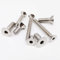 MIKFESPO 10/50 Stück UNC US 2#-56 4#-40 6#-32 8#-32 10#-24 304 A2 Edelstahl Innensechskant Flachsenkkopfschraube mit Innensechskant(5/8,10pcs 10-24)