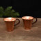 RYHMHA Handmade Pure Copper Teacup, Pure Copper Teacup, Hammered Mugs Set of 2
