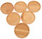 LALAFINA 6pezzi Sottobicchieri per Base Bamboo per Tazze e Piatti per Decorazioni Creative Casa e
