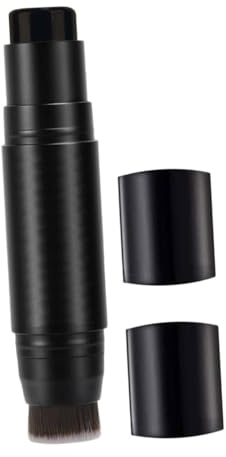 Doppelkopf Bart Füllstift mit Bürste für Haare und Koteletten