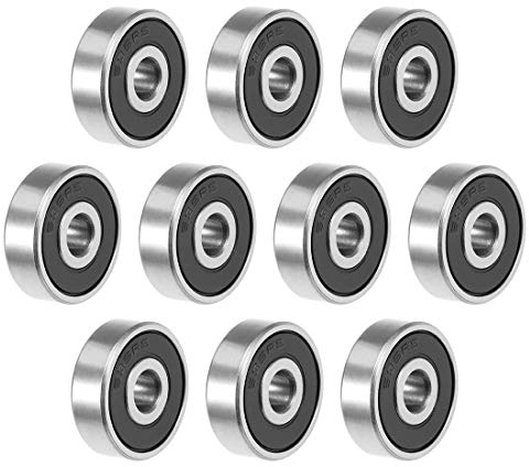 sourcing map 10Stk.635-2RS Kugellager doppelt abgedichtete ABEC-3 Lager 5x19x6mm