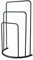 Metall Handtuchständer schwarz - 75x49,5 cm - Stand Handtuch Halter Bad Badetuchhalter stehend