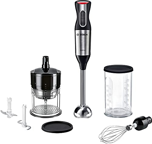 Bosch MS6CM6166 | Mixeur plongeant | ErgoMixx Style 1000W | Couleur : noir/acier inoxydable
