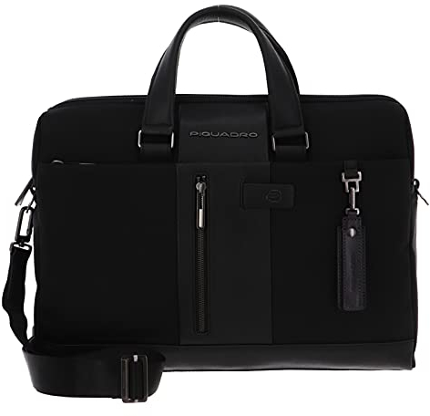 Borsa PIQUADRO Brief 2 Unisex Cartella a due manici Nero - CA3339BR2-N