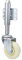 Weikeya Federrolle Lenkrolle , Rollen tor Gefedert 4 Nylon Gate Wheel Federbelastete Lenkrolle Heavy Duty 440 lbs Tragkraft