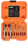 Luckyway 10-Piece Screw Extractor and Left Hand Drill Bit Set, Bolt Extractors, for Removing Broken Studs, Bolts, Socket Screws, and Fittings