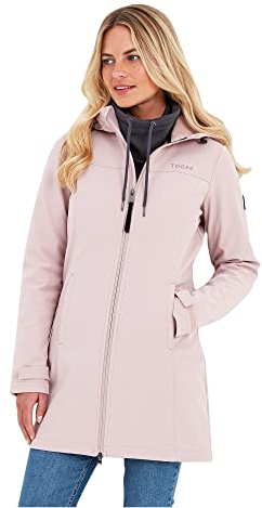 TOG24 Keld Womens Windproof Lightweight Softshell Jacket, Walking Hood Rain
