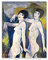 Otto Dix berühmte Gemälde auf Leinwand drucken. Kunstdruck und Poster auf Leinwand. Abstrakte Home Decor Berühmte Bilder(Tiller Girls) 50 x 70 cm (19,7 x 27,6), rahmenlos