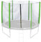 Jawinio Trampolin-Sicherheitsnetz Trampolin-Zubehör Ersatzteile 10FT/305cm grün