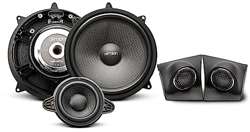 Option Lautsprecher kompatibel mit Mercedes Sprinter W907 (W910/VS30) - Plug & Play Front 2-Wege Lautsprechersystem inkl. Center-Speaker