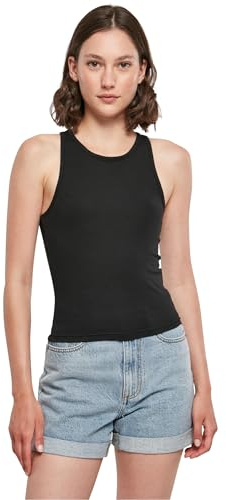 Build Your Brand Damen Top Ladies Racer Back Top Black S