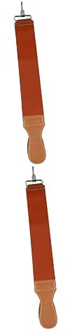 FOMIYES 2stücke Cowhide Leather Double-layer Strop Für Präzises Schärfen Von Rasiermessern Für Vintage-rasierer Mit Praktischem Aufhängehaken Und Professioneller Anwendung