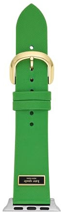 Kate Spade New York Grünes Stoffarmband für Damen für Apple Watch® Serie 1–9 und SE, 38/40/41/42/44/45/49 mm