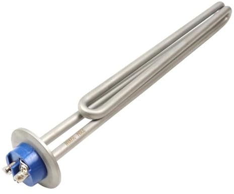 nmbhus 1.5“Tri Clamp(OD50.5) 2.5kw SUS304 Immersion Water Heater Brewing Heating Element (Size : Heater Clamp)