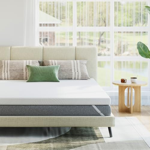 Novilla Surmatelas 160x200, 5CM Surmatelas en Mousse de confort, Certifié Sûr et Fiable par CertiPUR-US et Oeko-TEX, Absorbant et Respirant, Tissu Doux pour La Peau, Lavable
