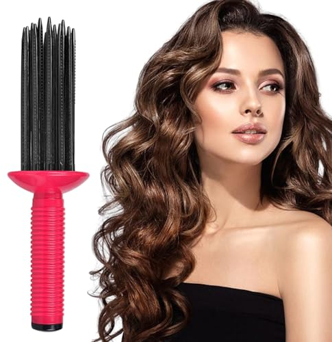Lockenwickler Kämme Für Haar, Heatless Curls, Heißluft-Stylingbürste für Frauen und Mädchen, zu Hause, auf Reisen, bei Verabredungen, auf Partys, für alle Haartypen