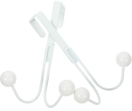 MUSISALY 2stücke Türhaken Kleiderhaken Hängehaken Schlafzimmerhaken Tür Rückseite Aufhänger Für Kleidung Taschen Vorräte An Schränken Regalen Garderoben Anbringen