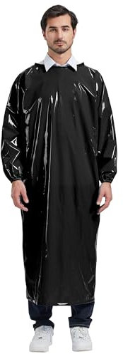 Nanxson Long-sleeved Waterproof Apron TPU Kitchen Apron for Pet Grooming Dishwashing Cooking