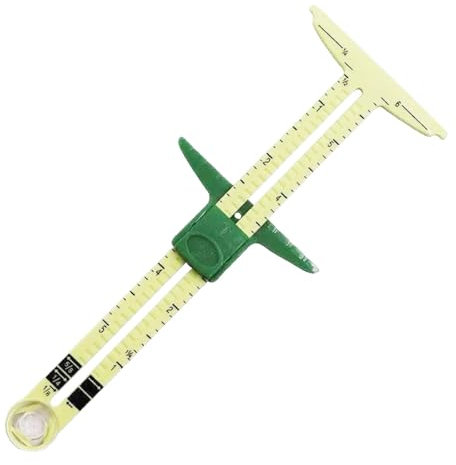 Uozonit Strumento per cucire per misurare il calibro scorrevole, righello per cucire per misurare,Strumento righello per cucire | Righello per quilting di precisione, strumento per cucire,