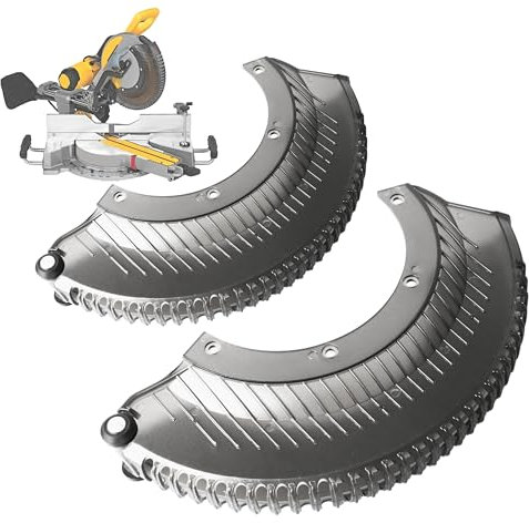 N027988 Unterer Schutz Gehrungssäge für Dewalt DHS716 DWS782 DHS790 DWS779 DWS780 Gehrungssäge, unterer Schutz, 2 Stück