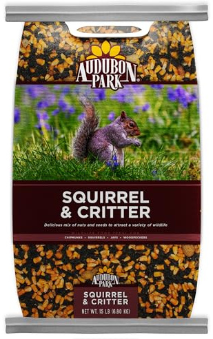 Audubon Park Cibo per scoiattoli e creature, sacchetto da 15 libbre