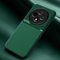 YUECXIN Hülle für Oppo Reno 12F 4G/Oppo Reno 12 FS 5G (Reno12 F 5G), Schlicht Klassisch Textur Seidig Berühren Handyhülle, Ultra Dünn Weich Stoßfest rutschfest TPU Silikon Bumper Schutzhülle. Grün