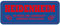 Indigos UG - Schild Fussball - 60x24cm - Ein Verein, eine Leidenschaft - unschlagbar Heidenheim Fan - blau - rot - Schilder für Fußballfans - Fanartikel - Merchandise