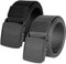 flintronic Arbeitsgürtel Herren, Gürtel Nylon Canvas Belt, Taktischer Gürtel, Verstellbarer Nylon Stoffgürtel, mit Schnellverschluss/Keine Metallschnalle, 2pc 130cm gewebter Gürtel