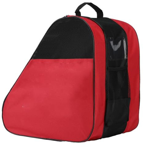 ohodhmnu Schlittschuh-Tasche, Rollschuh-Tasche, Inline-Skates-Tasche mit Griff, Skischuhtasche, große Kapazität, Schultertasche für Jugendliche und Erwachsene