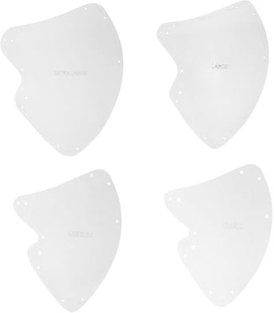 OSALADI 1 Satz Teiliges Wiederverwendbaren Acryl Vorlagen für Masken DIY Maskenwerkzeuge Verschiedenen Einfach zu Bedienen für Männer Frauen und Teenager Gesichtsmaske Hochwertige