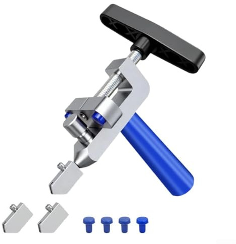 Glasschneider 2 in 1 mit integrierter Rollenschneidemaschine und Brechzange für Fliesen-, Glas- und Spiegelanwendungen