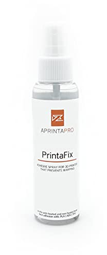 AprintaPro PrintaFix Basic Druckbett Haftvermittler Sprühkleber für Perfekte Haftung auf dem 3D Drucker Druckbett, 100ml