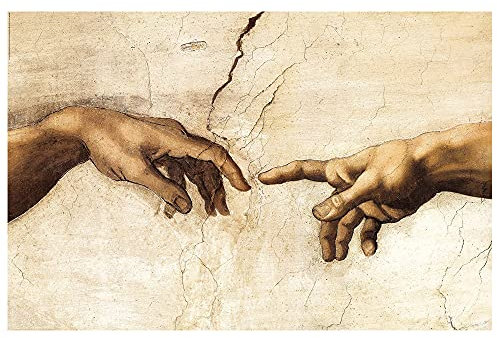 Legendarte - Kunstdruck auf Leinwand - Die Geburt der Venus Michelangelo Buonarroti - Wanddeko, Canvas cm. 60x90