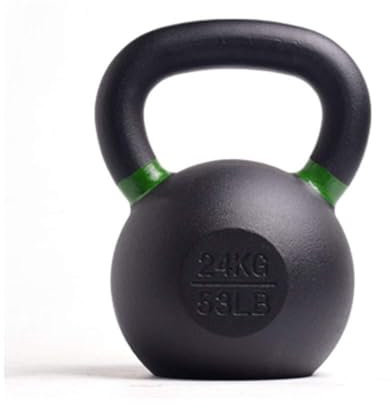 Kettlebells HUAHUA Fitness, Solid Iron Core, Fitness Strength Training Equipment, 4kg, 6kg, 8kg, 10kg, 12kg, 14kg, 16kg, 18kg, 20kg, 24kg (Size : 24kg)