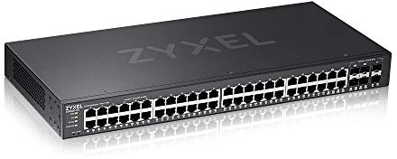 ZyXEL GS2220-50 - EU region - 48-port GbE L2 Switch with GbE Uplink (1 year NCC Pro pack license bundled) (GS2220-50-EU0101F)