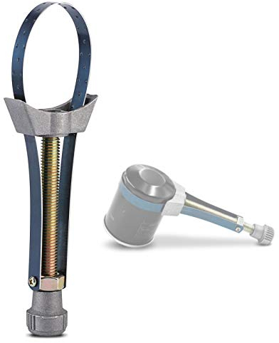 Ölfilterschlüssel Motorrad für PKW und LKW, Ölfilter Schlüssel mit Verstellbarem Metallband, Ölfilter Werkzeug Ölfilterband zum Entfernen des Filters