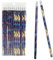 12er Set Bleistifte mit Radiergummi, Weltraum Space 19cm