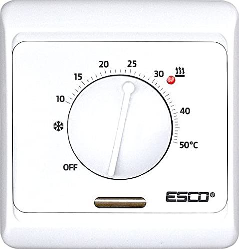 Raum Thermostat für Elektro Heizmatte Stellantrieb Wasser Knopf Einstellung 16A