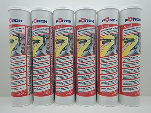 FORCH MEHRZWECKFETT MIT Graphit LAGERFETT SCHMIERFETT Bagger LANDMASCHINE FETT (6)