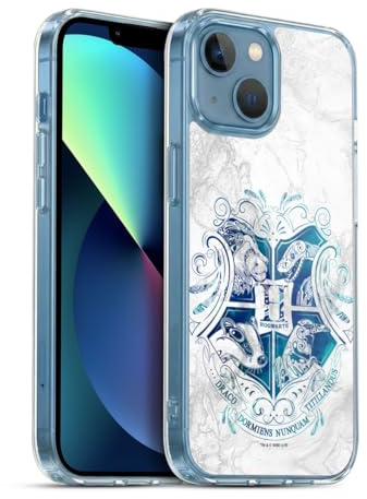 Head Case Designs Offizielle Harry Potter Hogwarts Aguamenti Deathly Hallows IX Gelhülle [Militärischer Schutzgrad] Kompatibel Mit Apple iPhone 13 Mini Und Kompatibel Mit MagSafe