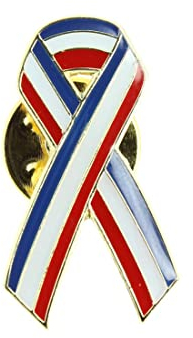 Clj Charles Le Jeune Pin's Ruban D'élu De La République, Bleu Blanc Rouge - Drapeaux - qualité de finition - Epingle - Broche - Badge - FRANCE PATRIOTE