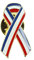 Clj Charles Le Jeune Pin's Ruban D'élu De La République, Bleu Blanc Rouge - Drapeaux - qualité de finition - Epingle - Broche - Badge - FRANCE PATRIOTE