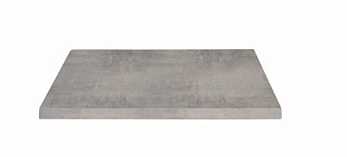 KONTE.DESIGN Piano per Tavolo SPARGI Quadrato Effetto Cemento 60x60 cm sp. 18 mm