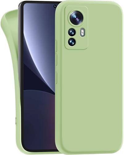 MyGadget Cover per Xiaomi 12 Pro - Custodia Protettiva in Silicone Morbido – Case TPU Flessibile - Ultra Protezione Antiurto & Antiscivolo Verde