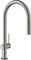 hansgrohe Talis M54 - Küchenarmatur mit Brause ausziehbar, mit Schlauchbox, 2 Strahlarten, Wasserhahn Küche mit Auslaufhöhe 210 mm, Mischbatterie Küche 360° schwenkbar, Brushed Black Chrome, 72801340