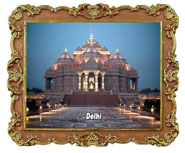 Delhi India Kühlschrank-Magnet, 3D, Reise-Souvenir, Kühlschrank-Dekoration, magnetischer Aufkleber, Bastelsammlung