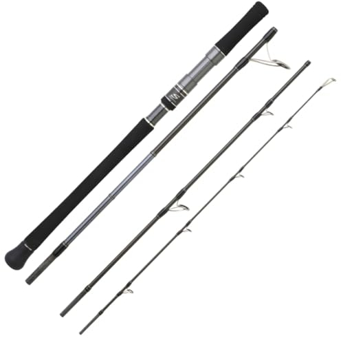 Hearty Rise Skywalker Popping Rute 2,55m 100-250g - Reise Spinnrute zum Meeresangeln, Bootsrute, Meeresrute, Angelrute